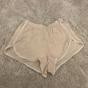 John Galt/Brandy Melville light pink shorts
